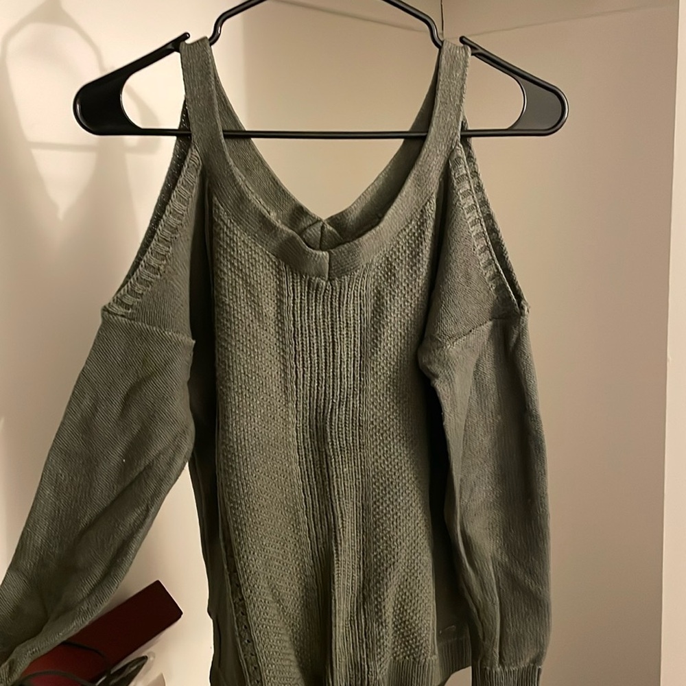 Off shoulder sweater